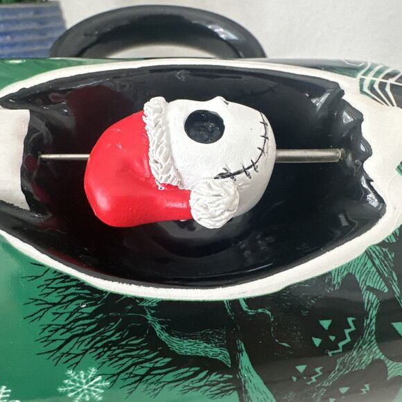Disney NIGHTMARE BEFORE CHRISTMAS Santa Jack Mug 3D Spinner Green - Picture 10 of 10